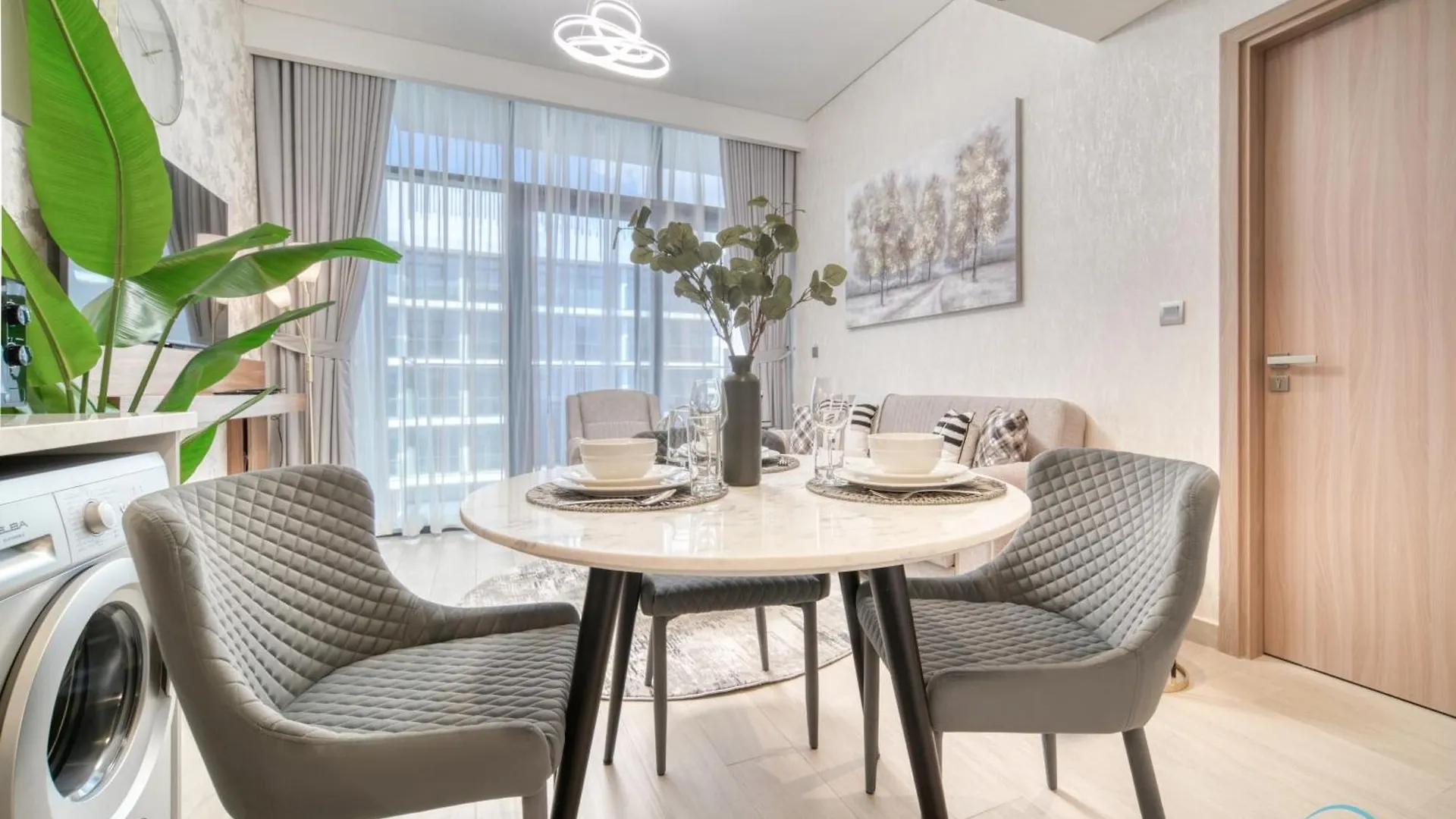 Serene 1Br Apartment In Azizi Riviera 27, Al Merkadh By Deluxe Holiday Homes 迪拜 0*,
